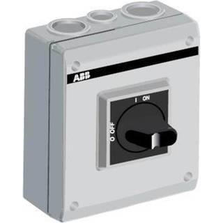 ABB Sikkerhedsafbryder AC23 45A 3 polet med hjælpekontakt emc sort greb metrisk gevind OTE36T3M