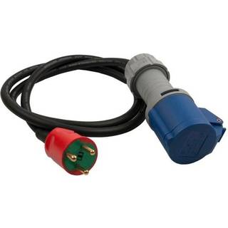 Adaptorkabel cee/dk S8 1,4m