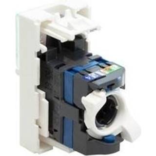 Legrand Dataudtag Mosaic 1x RJ45 Kat.6 STP modular jack og