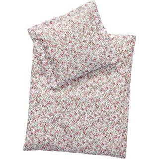Dukke tilbehør - Dyne- & pudesæt 50 cm. Rose/Pink