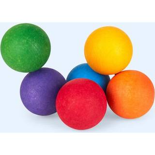 Grimms Wooden Rainbow Balls - Rainbow