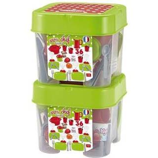 Ecoiffier - 100% Chef Dinnerware in Storage Box 36pcs