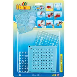 Hama Maxi, stiftpladesæt, 3 stk. lille firkant m/ Bead-Tac [Levering: 1-2 dage]