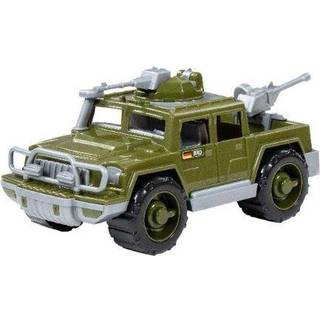 Polesie, militær offroader m/ gevær, 32 cm [Levering: 1-2 dage]