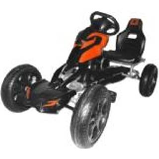 MegaLeg Pedal Gokart Orange til børn 4-8 år