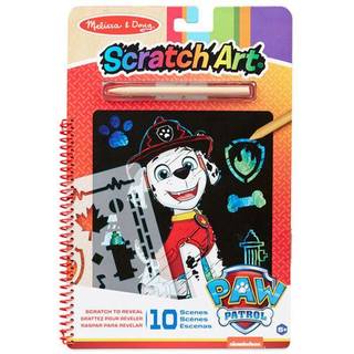 Paw Patrol Scratch Art, Marshall - Melissa & Doug