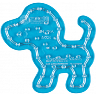 Hama Maxi, stiftplade, lille hund, transparent [Levering: 1-2 dage]