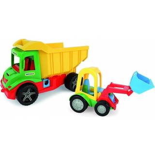 Wader: Multi Truck dumper buggy med sandlæsser, 38 cm