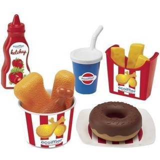 Ecoiffier - Legemad - Fastfood - 9 dele