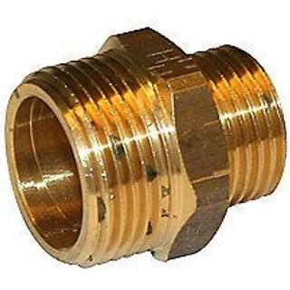 Brystnippel 3/8"-1/4" messing