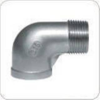 Vinkel 90° 1.4408, 20 bar 1/2 muffe/nippel