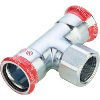 FZ press t-stykke med muffe 54-1/2''-54mm. Til varmesystemer. M-bakke
