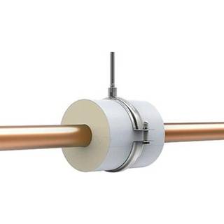 Isoglobal rørbærer vvs 22x20 mm. M8/M10 inkl. Galv. Bøjle og isolering.