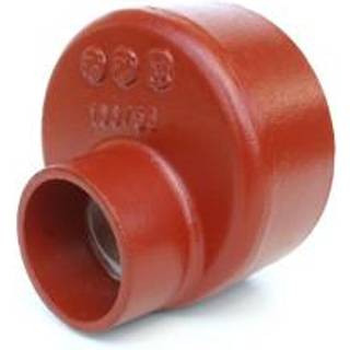 Düker SML Reduktion DN100-DN50, længde 80mm , rød
