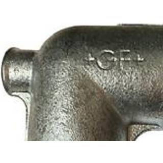 +GF+ tee 90° galvaniseret reduceret 2-2-1 1/4''