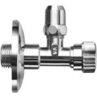 Stopventil 1/2" x 3/8" nippel lang model sæt á 2 stk