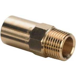 Viega Sanpress indstiksstykke 42 mm x 1 1/2" nippel/nippel rødgods