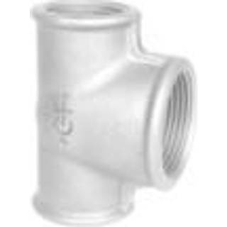 +GF+ tee 90° galvaniseret reduceret 1 1/4-1 1/2-1 1/4''