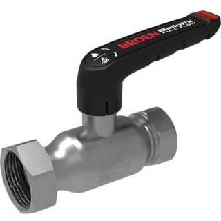 BROEN Ballofix kuglehane 3/4''x3/4'' DN20 med håndtag. Omløber-muffe. Forzinket stål