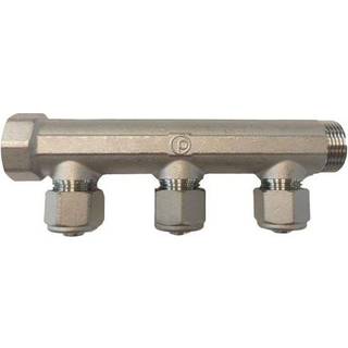 Pettinaroli fordelerrør messing tea 3 x 15 mm afgrening, bi-503xt