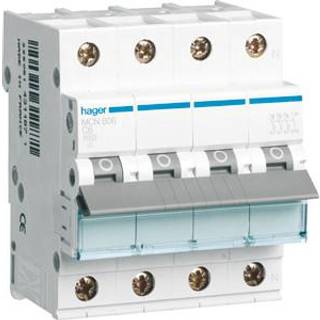 Automatsikring C10A 3P+N 6Ka 4M Hager