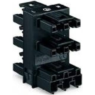 Winsta 5-vejs afgreningsblok 3-polet sort