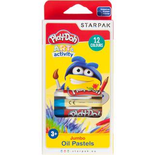 Play-Doh Jumbo Oliepastel Sæt - 12 Stk