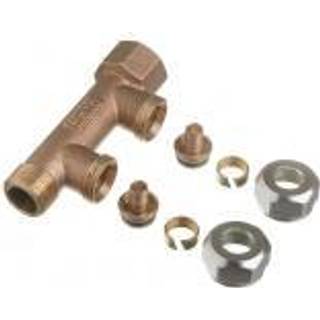 Roth Fordelerrør 2 afgreninger x 15 mm pex Euro-red