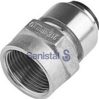 Roth Overgang rustfrit stål 22 mm x 3/4" muffe