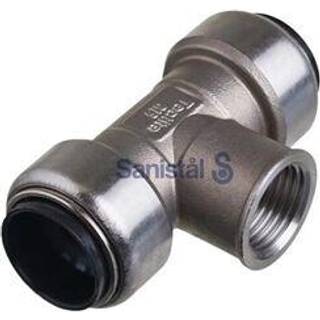 Roth Tee rustfritt stål 22 mm x 3/4" x 22 mm