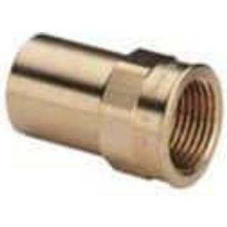 Viega Sanpress indstiksstykke 22 x 3/4" nippel/muffe rødgods