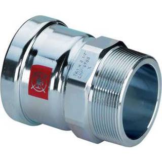 Viega Prestabo XL overgang 76,1 x 2 1/2" muffe/nippel forzinket stål