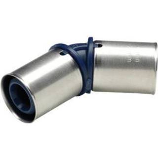 Wavin 50mm plastpresvinkel 45 alupex