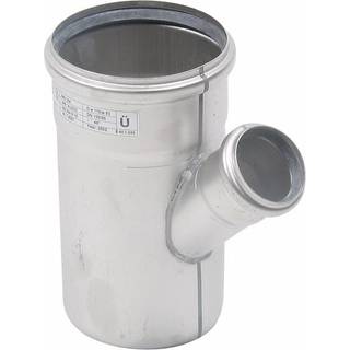 Blücher EuroPipe grenrør 45°. 110/50 mm syrefast stål