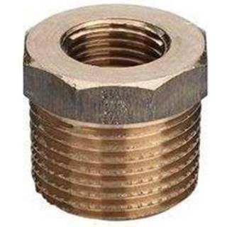 Viega Nippelmuffe 1" x 1/2" rødgods