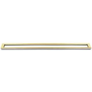 Unidrain HighLine ramme 1000/12 mm. Rustfrit stål/Messing
