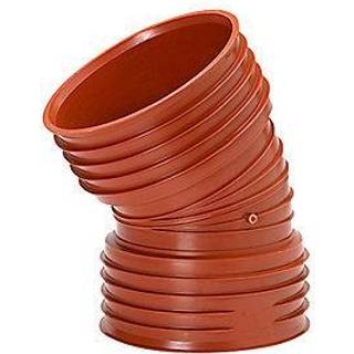 Uponor bøjning 30° 450mm m/2 muffer, Ultra Rib 2
