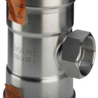 Viega Sanpress inox t-stykke mf 88,9x3/4x88,9