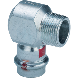 Viega Prestabo overgangsvinkel 90° 22 x 3/4" forzinket stål