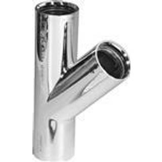 Purus grenrør 45° 32 mm forkromet pp/tpe