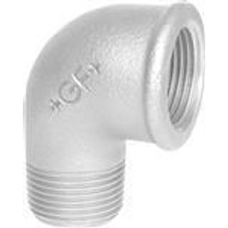 +GF+ Vinkel 90° galvaniseret muffe/nippel 1/2"