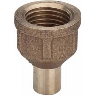 Viega Indstiksstykke nippel/muffe 22 mm x 3/4" rødgods