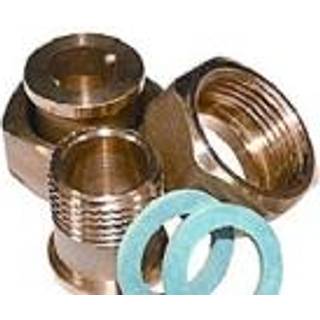 Gevindnippel til Danfoss 3/4" - 1/2" - sæt med 2 stk