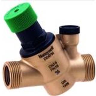 Honeywell D04FM mini trykreduktionsventil indv. 1/2'' og udv. 3/4'' gevind.