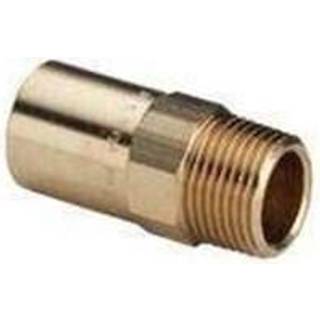 Viega Sanpress indstiksstykke 22 x 3/4" nippel/nippel rødgods