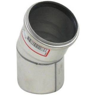 Blücher EuroPipe bøjning 30°. 82 mm. Rustfrit stål