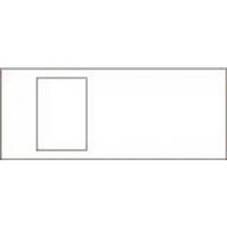 Lågudsnit 1 Modul Perlehvid 250Mm. Hager