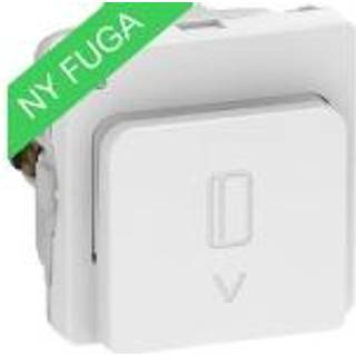 LK FUGA Hotel Nøglekort Afbryder med LED Lampe, Hvid