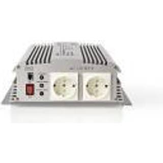 Nedis Power Inverter Modificeret sinus | Indgangsspænding: 12 V DC | Enhedens strømudgangsforbindelse: Type F (CEE 7/3) | 230 V AC 50 Hz | 1700 W | Peak-effekt: 3000 W | Skrueterminal | Sølv