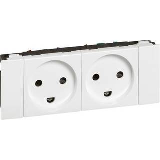Stikkontakt Dansk Standard 2P+J Dobbelt Legrand